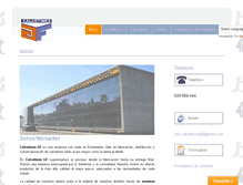 Tablet Screenshot of calcetinesgf.com
